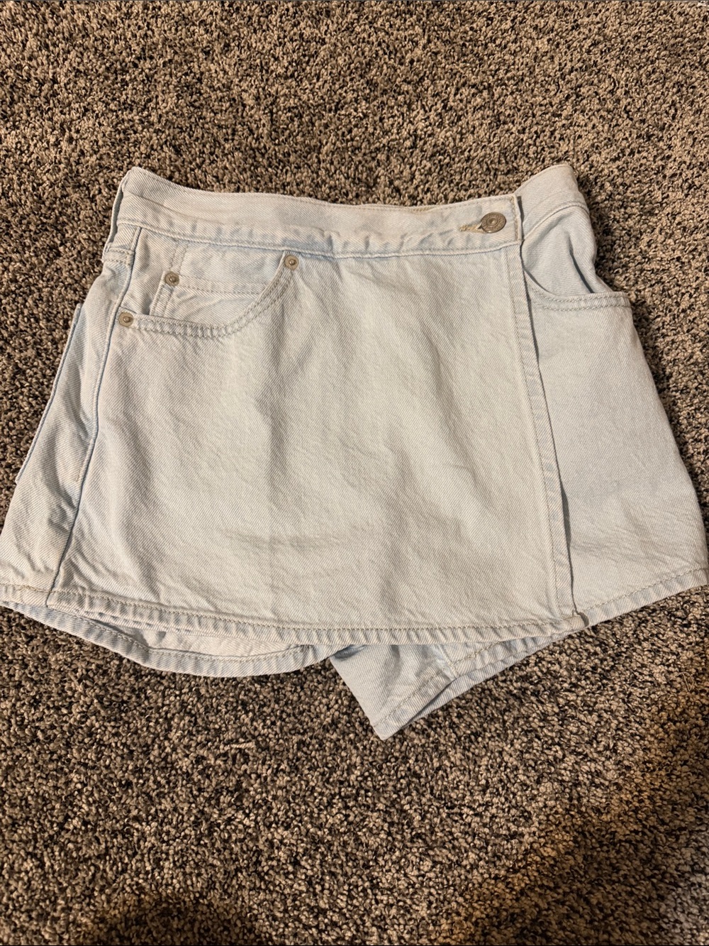 Levi's Pale Blue Denim Skort
